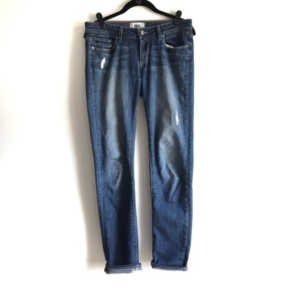 Paige Jimmy Jimmy Skinny Boyfriend Denim Jeans Size 26